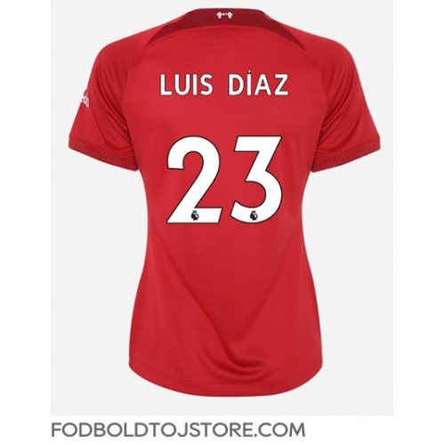 Liverpool Luis Diaz #23 Hjemmebanetrøje Dame 2022-23 Kortærmet